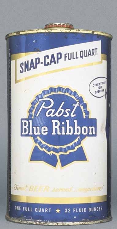 Pabst Blue Ribbon Beer Quart