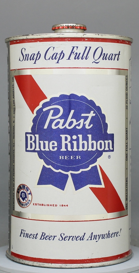 Pabst Blue Ribbon Beer Quart