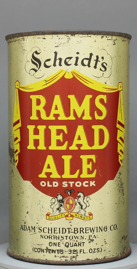 Scheidt's Rams Head Ale Quart