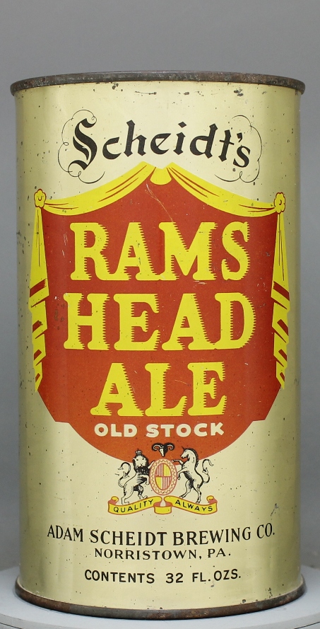 Scheidt's Rams Head Ale Quart