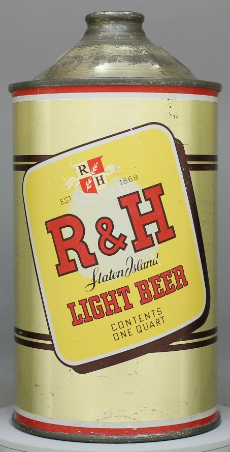R & H Staten Island Light Beer Quart