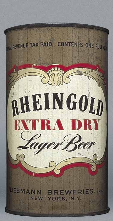 Rheingold Extra Dry Lager Beer Quart
