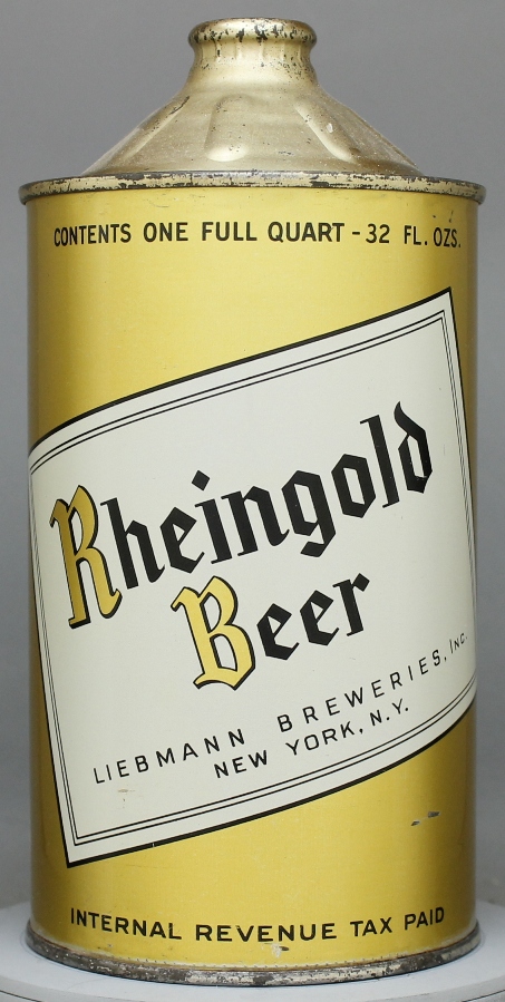 Rheingold Beer Quart