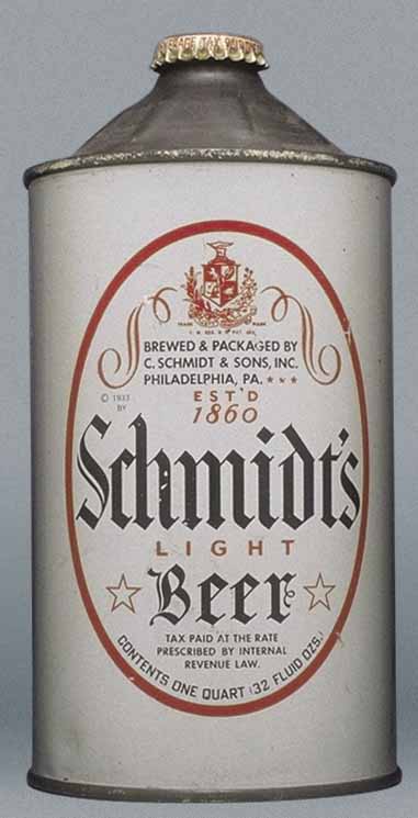 Schmidt's Light Beer Quart