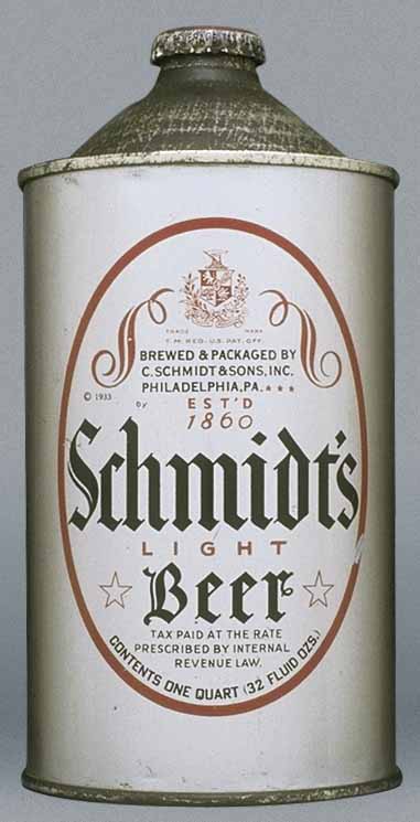 Schmidt's Light Beer Quart