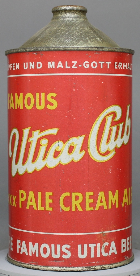 Utica Club Pale Cream Ale XXX Ale Quart