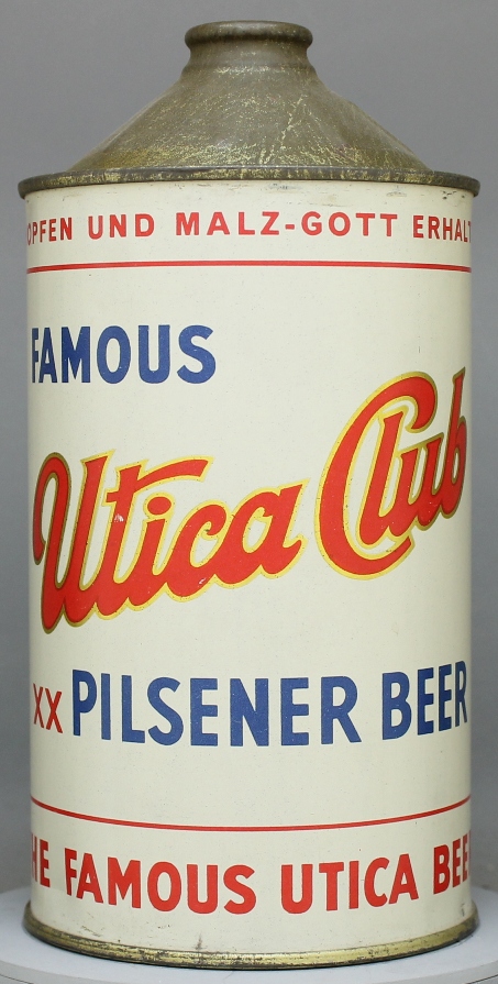 Utica Club Xx Pilsener Lager Beer Quart