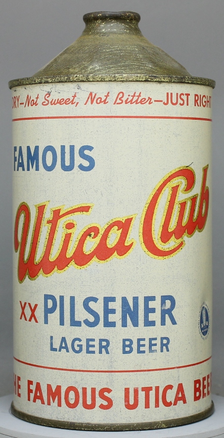 Utica Club Xx Pilsener Lager Beer Quart