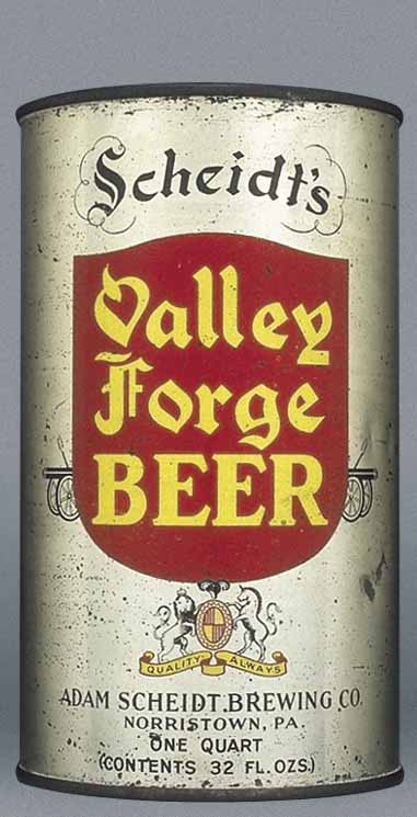 Scheidt's Valley Forge Beer Quart