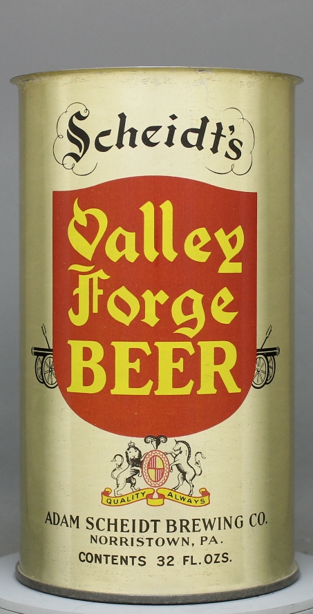 Scheidt's Valley Forge Beer Quart