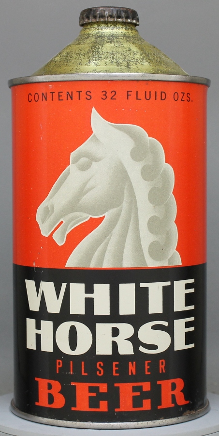 White Horse Pilsener Beer Quart