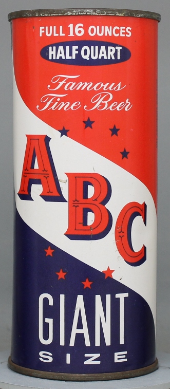 ABC Famous Fine Beer Pint Can
