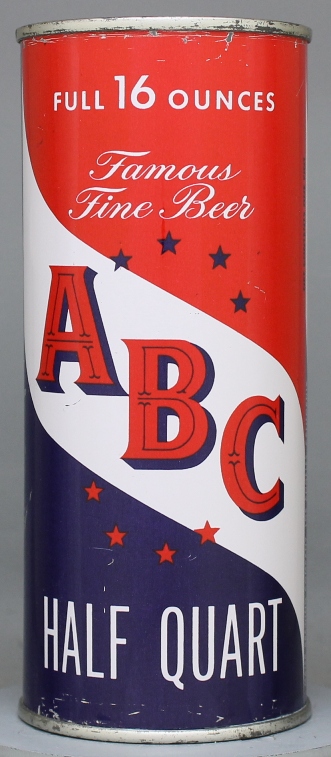 ABC Famous Fine Beer Pint Can