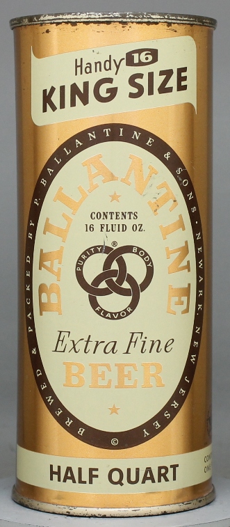 Ballantine Extra Fine Beer Pint Can
