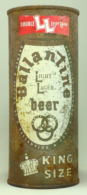 Ballantine Light Lager Beer Pint Can