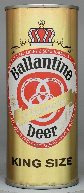 Ballantine Premium Beer Pint Can