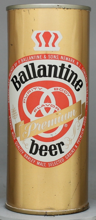 Ballantine Premium Beer Pint Can