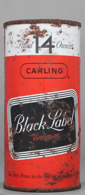 Black Label Beer Pint Can