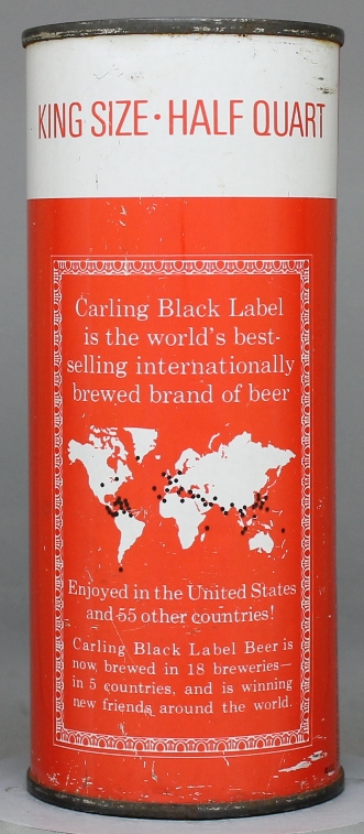 Black Label Beer Pint Can