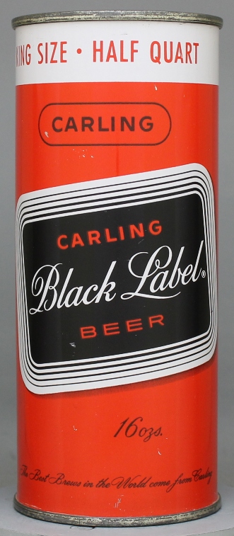 Black Label, Carling Beer Pint Can