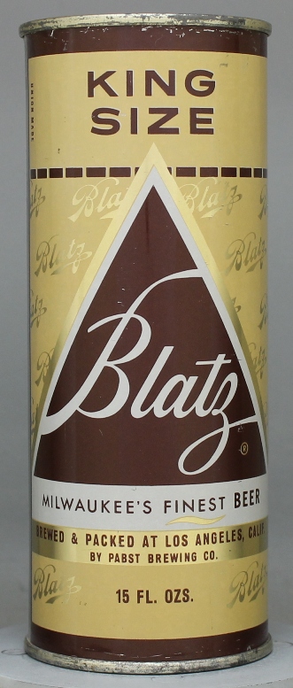 Blatz Beer Pint Can