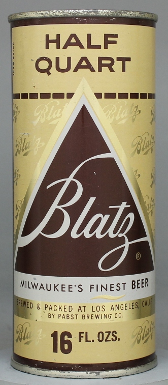 Blatz Beer Pint Can