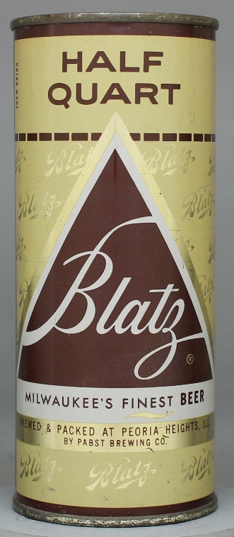 Blatz Beer Pint Can