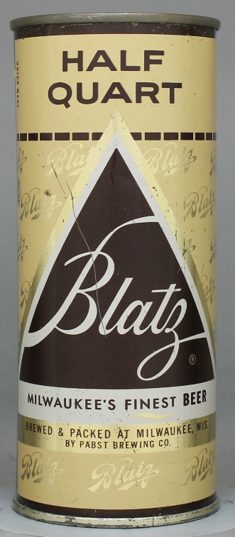 Blatz Milwaukee's Finest Beer Pint Can