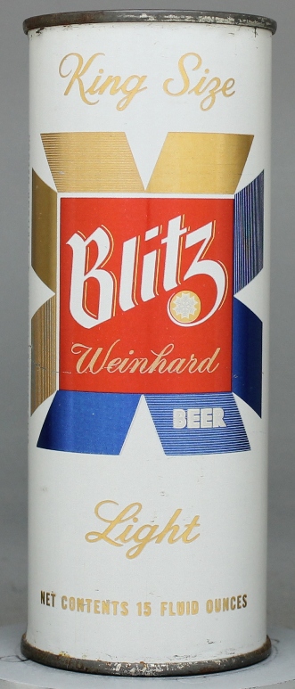 Blitz Weinhard Light Beer Pint Can