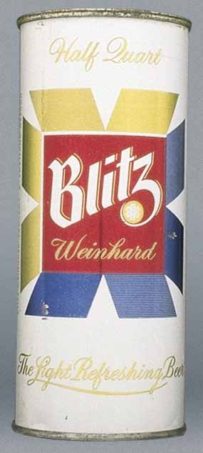 Blitz Weinhard Light Ref Beer Pint Can