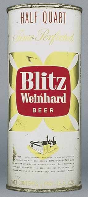 Blitz Weinhard Beer Pint Can