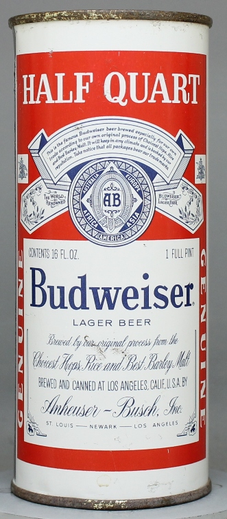 Budweiser Lager Beer Pint Can