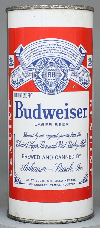 Budweiser Lager Beer Pint Can