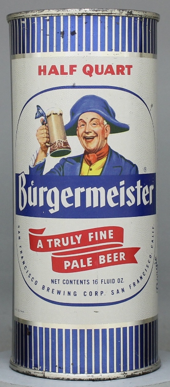 Burgermeister Pale Beer Pint Can