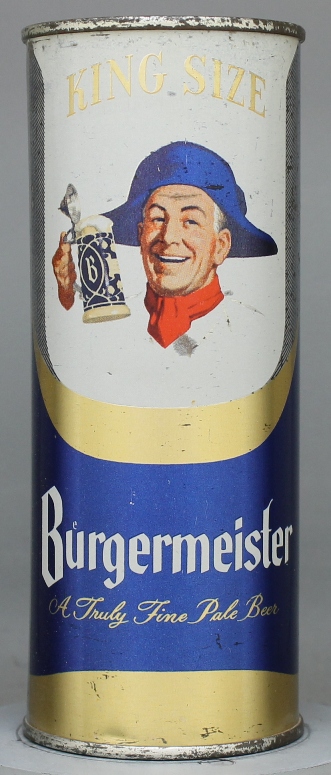 Burgermeister Pale Beer Pint Can