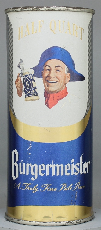 Burgermeister Pale Beer Pint Can