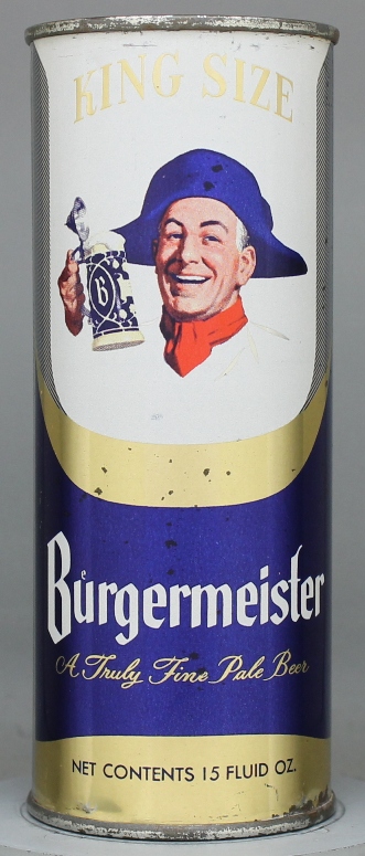 Burgermeister Pale Beer Pint Can