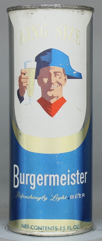 Burgermeister Beer Pint Can