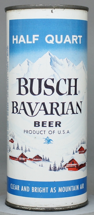 Busch Bavarian Beer Pint Can