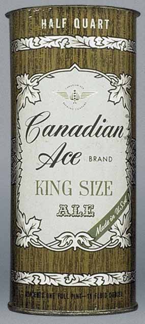 Canadian Ace Brand Ale Pint Can