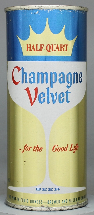 Champagne Velvet Beer Pint Can
