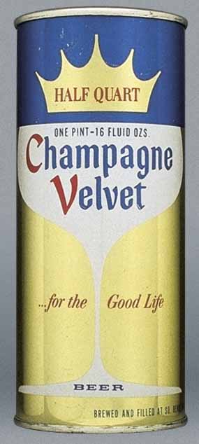 Champagne Velvet Beer Pint Can