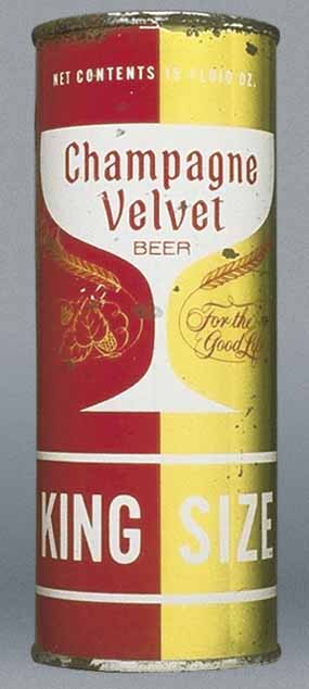 Champagne Velvet Beer Pint Can