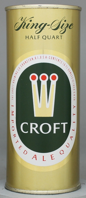 Croft Imported Quality Ale Pint Can