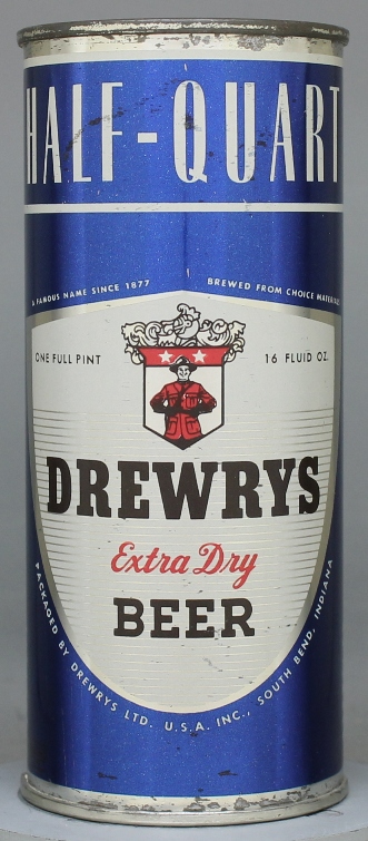 Drewrys Extra Dry Beer Pint Can