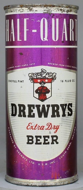 Drewrys Extra Dry Beer Pint Can