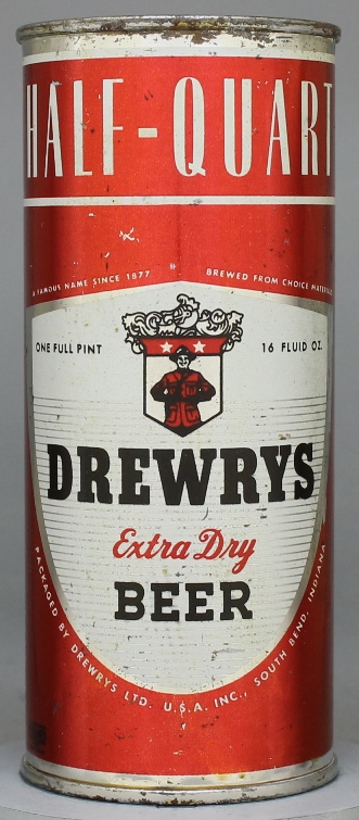 Drewrys Extra Dry Beer Pint Can