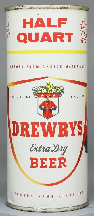 Drewrys Extra Dry Beer Pint Can