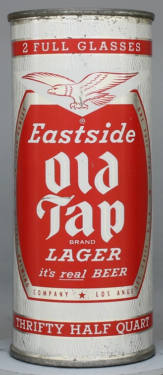 Eastside Old Tap Lager Beer Pint Can