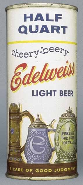 Edelweiss Light Beer Pint Can